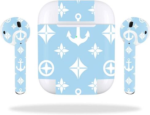 MightySkins Skin Compatible with Apple AirPods 2 (2019) - Private Jungle | Protective, Durable, and Unique Vinyl Decal wrap Cover | Easy to Apply, Remove, and Change Styles | Made in The USA in Saudi Arabia