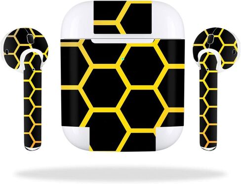 MightySkins Skin Compatible with Apple AirPods 2 (2019) - Private Jungle | Protective, Durable, and Unique Vinyl Decal wrap Cover | Easy to Apply, Remove, and Change Styles | Made in The USA in Saudi Arabia