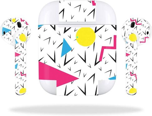 MightySkins Skin Compatible with Apple AirPods 2 (2019) - Private Jungle | Protective, Durable, and Unique Vinyl Decal wrap Cover | Easy to Apply, Remove, and Change Styles | Made in The USA in Saudi Arabia