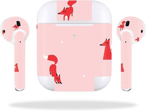 MightySkins Skin Compatible with Apple AirPods 2 (2019) - Private Jungle | Protective, Durable, and Unique Vinyl Decal wrap Cover | Easy to Apply, Remove, and Change Styles | Made in The USA in Saudi Arabia
