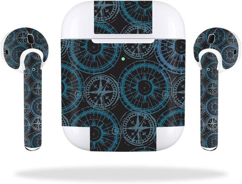 MightySkins Skin Compatible with Apple AirPods 2 (2019) - Private Jungle | Protective, Durable, and Unique Vinyl Decal wrap Cover | Easy to Apply, Remove, and Change Styles | Made in The USA in Saudi Arabia