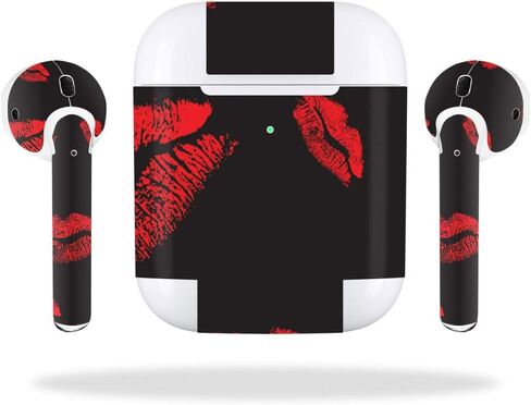 MightySkins Skin Compatible with Apple AirPods 2 (2019) - Private Jungle | Protective, Durable, and Unique Vinyl Decal wrap Cover | Easy to Apply, Remove, and Change Styles | Made in The USA in Saudi Arabia