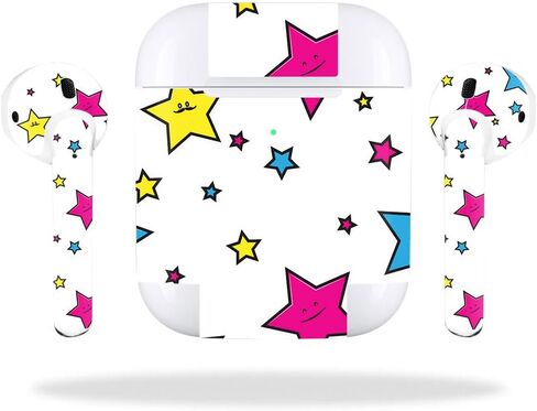 MightySkins Skin Compatible with Apple AirPods 2 (2019) - Private Jungle | Protective, Durable, and Unique Vinyl Decal wrap Cover | Easy to Apply, Remove, and Change Styles | Made in The USA in Saudi Arabia