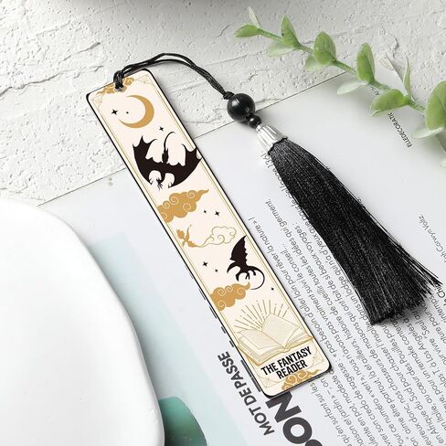 Dragon Fantasy Bookmarks Gifts - Cool Unique Metal Bookmark Reading Men Boys Funny Novel Fans Page Markers Book Lover Reader Friends Teacher Students Birthday Graduation School Accessories in Saudi Arabia