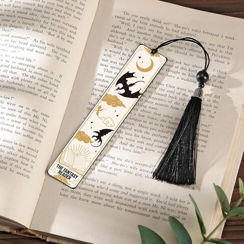 Dragon Fantasy Bookmarks Gifts - Cool Unique Metal Bookmark Reading Men Boys Funny Novel Fans Page Markers Book Lover Reader Friends Teacher Students Birthday Graduation School Accessories in Saudi Arabia