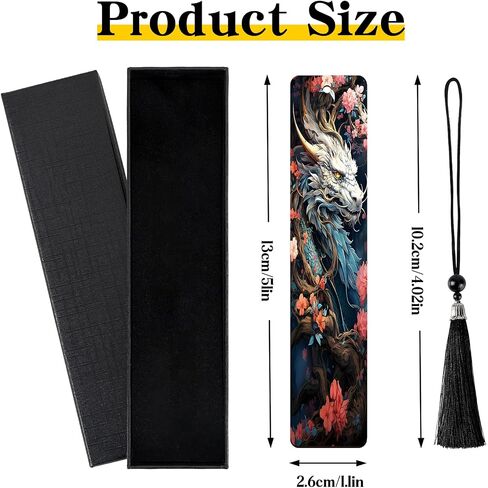 Dragon Fantasy Bookmarks Gifts - Cool Unique Metal Bookmark Reading Men Boys Funny Novel Fans Page Markers Book Lover Reader Friends Teacher Students Birthday Graduation School Accessories in Saudi Arabia