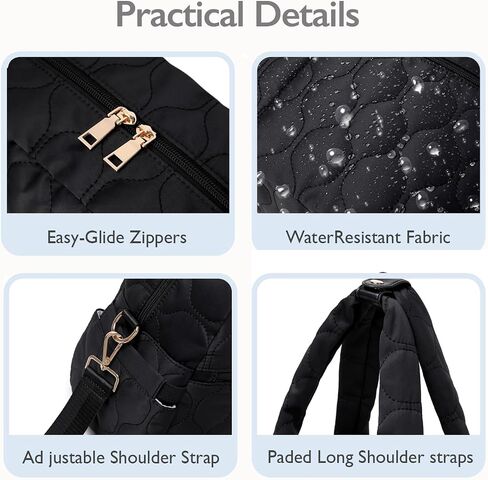Diaper Bag Tote, 12 Pockets, Insulated & Waterproof Pockets, Black in Saudi Arabia