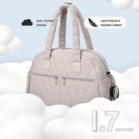 Diaper Bag Tote, 12 Pockets, Insulated & Waterproof Pockets, Black in Saudi Arabia