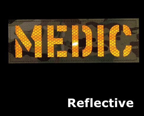 2 حزمة عاكس التصحيح Medic Plant عاكس الرقعة الطبية مع الخطاف وحلقة واحدة صغيرة وواحدة أسود كبير (أسود أبيض) in Saudi Arabia