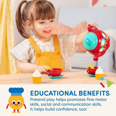 Battat- Play Circle- Singing Teapot – Toy Food – Pretend Play- Kitchen Set – 3 years + in Saudi Arabia