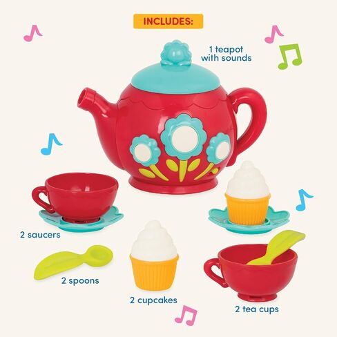 Battat- Play Circle- Singing Teapot – Toy Food – Pretend Play- Kitchen Set – 3 years + in Saudi Arabia
