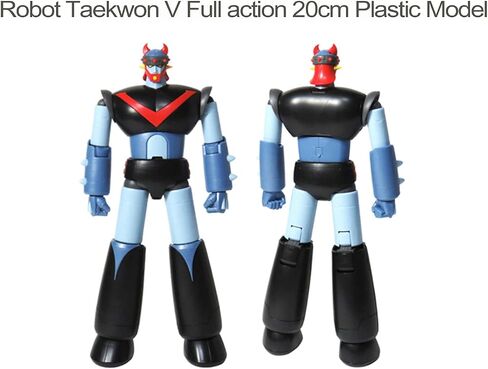 Robot Taekwon V Full Action 20cm Plastic Model Kit, Taekwon V for Room Decor Christmas Limited Edition, Animation Color Onhobby, Model1/280 in Saudi Arabia