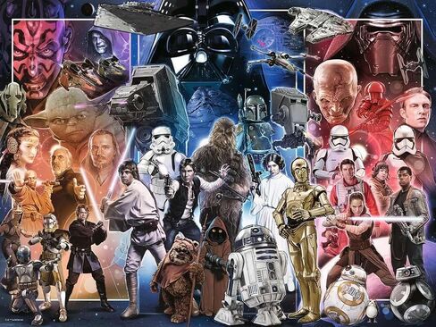 Ravensburger Star Wars Whole Universe 1500 Piece Jigsaw Puzzle | Unique Piece Design | Softclick Technology | Ideal Gift for Puzzle Enthusiasts in Saudi Arabia