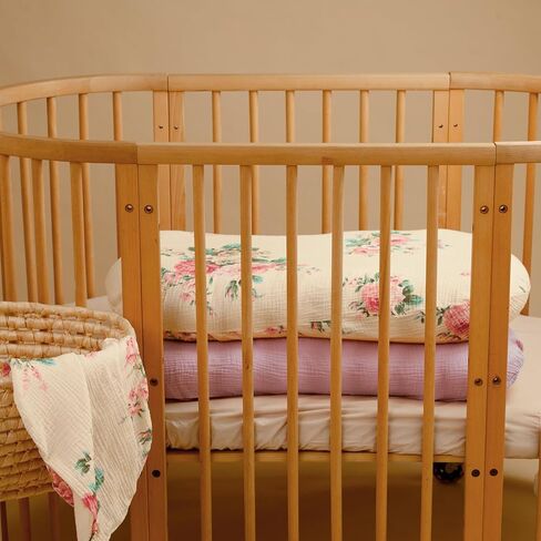 Baby Lounger Cover, Muslin Baby Nest Cover 2 Pack, 100% Cotton Newborn Lounger Cover, Infant Lounger Cover, Breathable Adjustable Slipcover for Boys Girls, Covers Only in Saudi Arabia