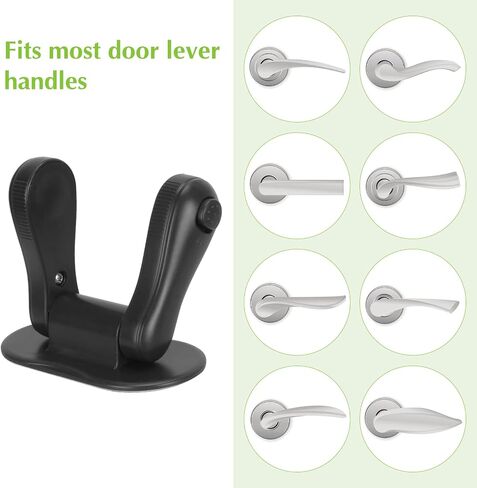 Child Proof Door Lever Lock - 2 Pack - Door Locks for Kids Safety - Door Knob Child Proof - Baby Proofing 3M Adhesive - Door Handle Child Proof - Baby Safety Locks for Toddlers in Saudi Arabia