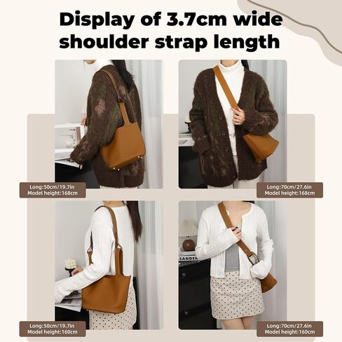 XYJG TC Leather Strap for Hermes Picotin/Lindy/Evelyne bag, Multi length Handmade Cowhide Crossbody Purse Strap for Handbag【27.6inch long, 1.5inch wide, Black (Gold Studs)】 in Kuwait