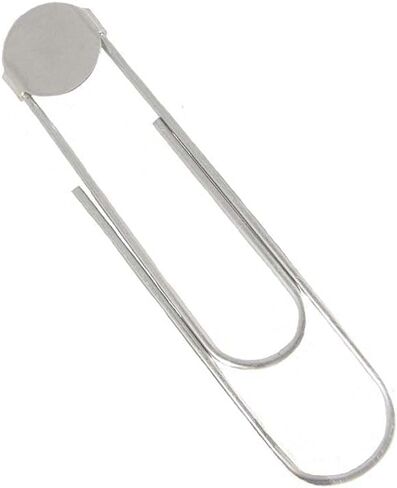 Bookmarker Paperclips with Pad - Pick Color (Qty 10, Silver) in Saudi Arabia