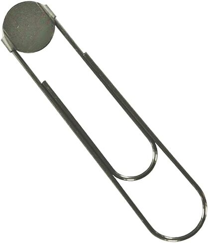 Bookmarker Paperclips with Pad - Pick Color (Qty 10, Silver) in Saudi Arabia