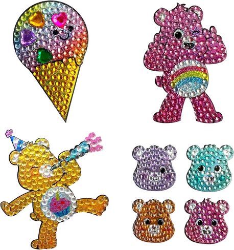 StickerBeans® "مجموعة الروح الأصلية للحجر الراين" - 2 "× 2" ، 4 عبوات) - الظهارة البراقة ، الظهر - جمع ، تجارة ، هدية - كمبيوتر محمول تزيين ، الهاتف ، زجاجة الماء - الأطفال المراهقين البالغين in Kuwait