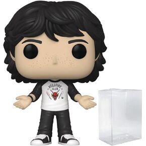 Pop [Stranger Things - Mike Wheeler [Season 4] Funko Vinyl Figure (مجمعة مع حالة واقي المربع المتوافق) ، متعدد الألوان ، 3.75 بوصة