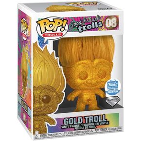Funko Pop! Trolls - Diamond Collection Gold Troll Limited Edition Version Vinyl Figurine #8