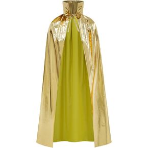 GRAJTCIN Unisex Adult Shiny Costume Cape for Halloween Mardi Gras St. Patrick's Day