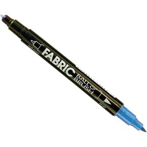 Uchida 122-S-F10 Ball and Brush Open Stock Fabric Marker, Fluorescent Blue
