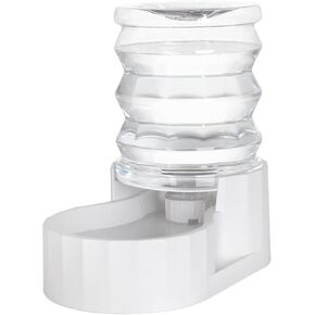 Rizzari Gravity 4L Pet Waterer ، موزع مياه بلاستيكية أوتوماتيكية ، مغذي مياه كبير للسعة للقطط والكلاب الصغيرة والمتوسطة (4L ، بدون مرشح)