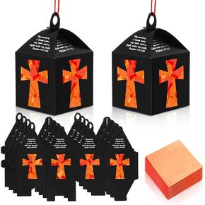 Yaomiao 16 Sets Father's Day Craft Kits Religious #1 Dad Lanterns Craft Bulk Father's Day Suncatcher Kits Cross Ornaments Art Christian DIY Tissue Paper for Sunday School Classroom Home Church in Kuwait