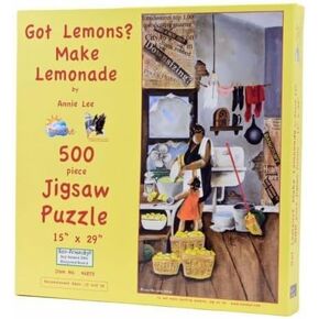 SUNSOUT INC - Got Lemons - Make Lemonade 500 pc Jigsaw Puzzle by Artist: Annie Lee - MPN# 44873