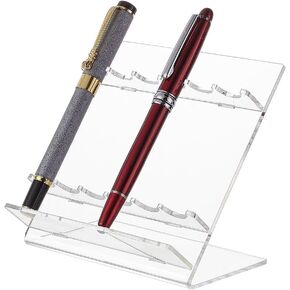 PH PANDAHALL ACRYLIC PEN DISPLAY STAND ، 6 شفرات بلاستيكية حامل القلم حامل الفرشاة الفرش