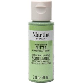 Martha Stewart Crafts Multi-Surface Glitter Acrylic Craft Paint, 2 oz, NIGHT SKY