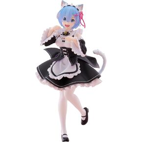 Taito-Re:Zero Starting Life in Another World Coreful Figure - Rem (Cat Maid Ver.)