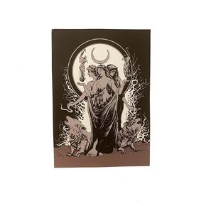 Hecate Sticker - Premium Vinyl Decal - Waterproof - Matte - Hekate Goddess Sticker - 3 inches x 4.25 inches