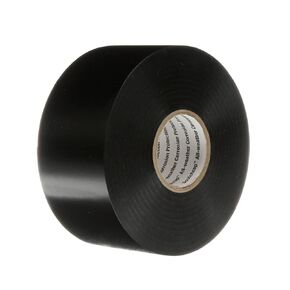 3M Scotchrap Vinyl Corrosion Protection Tape 50, Unprinted, 2 in x 100 ft, Black, 1 Roll, Premium Grade, 10 mil Thick, High Tack, All Weather, RoHS 2011/65/EU