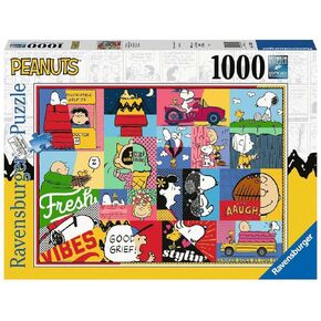 Ravensburger - Peanuts Life Puzzle ، 1000 قطعة ، لغز البالغين