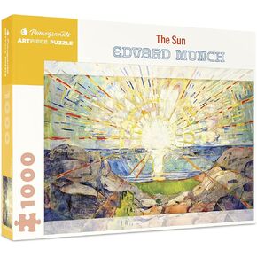Pomegranate 1000-Piece Jigsaw Puzzle for Adults, Edvard Munch's The Sun, Matte Finish, Snug Fit