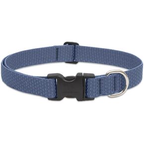 Eco by Lupine 1-Inch Recycled Fiber Collar, Adjustable for 12 to 20-Inch Medium to Large Dogs, Mountain Lake