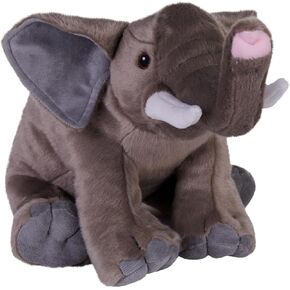 Wild Republic Cuddlekins Eco African Elephant ، حيوان محشو ، 12 بوصة ، لعبة أفخم ، تعبئة زجاجات المياه المعاد تدويرها ، ودية للبيئة