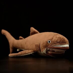 قام Zhongxin بمحاكاة Megamouth Shark Plush Toy - واقعية 20 بوصة حوت حوت نابض بالحياة ، ومجموعة هدايا Super Sear Sea Simulate Simulate Fail Collection للأطفال