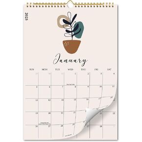 2025 Wall Calendar - Boho Calendar from January 2025 to December 2025, Aesthetic Large Hanging Calendar with Thick Paper, Perfect for Office and Home Monthly Organizing & Planning, 10"×14.5"