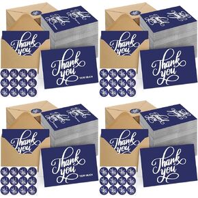 Fulmoon 200 Pack Thank Thank You With Marks و Matchings Matchers 4x6 فارغ