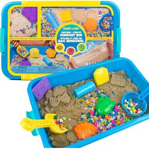 صنعت من قبلي استكشاف + إنشاء سلة Sea Life Sensory ، تشمل علبة التخزين ، الرمال الحسية القابلة للتطبيق ، القوالب ، المجرفة ، الألعاب الحسية ، الصناديق الحسية ، الألعاب الحسية للأطفال 5-7 ، الألعاب الحسية للأطفال الصغار 3-4