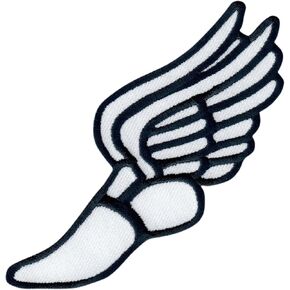 المسار والميدان الجري Patch Patch Sports ، Iron On/Sew On -