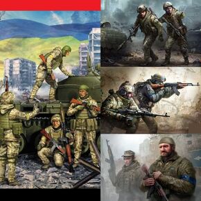 Bundle Lot of Russian-Ukrainian War Series 4 Plastic Kit 1/35 Master Box