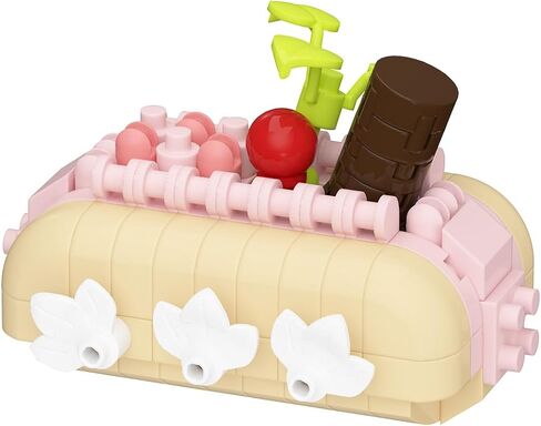 9 Set Creative Mini Cake Building Blocks Toy - DIY Dessert Food Series Perfect for Home Decoration and Art Collection Office Decor in Saudi Arabia