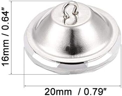 uxcell Crystal Upholstery Buttons 20mmx16mm for Sewing Sofa Bed Headboard DIY Crafts Decoration, 20pcs in Saudi Arabia