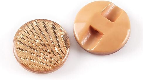 5 Pcs Round Resin Buttons Striped Buttons for Overcoat Sewing Accessories in Kuwait