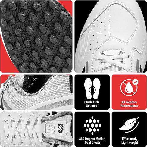 SOLM8 S1 Rubber Spikes - Lightweight Cricket Shoes for Men and Women - Durable Grip, Superior Protection (2024 Edition) in Saudi Arabia