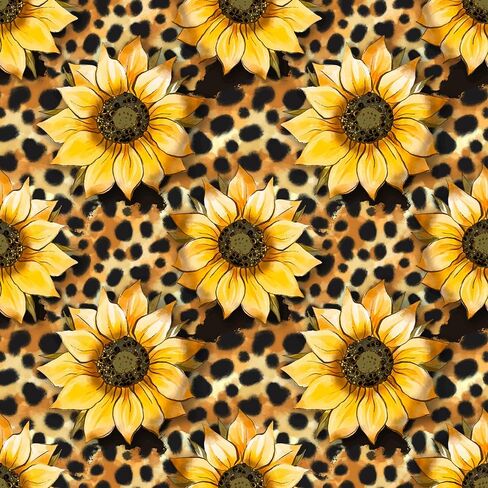 صفائح لاصق فينيل عباد الشمس ، 10 حزمة ، 12 "× 12" ، فينيل نمط للبليل ، مشاريع DIY (لون مختلط) in Kuwait